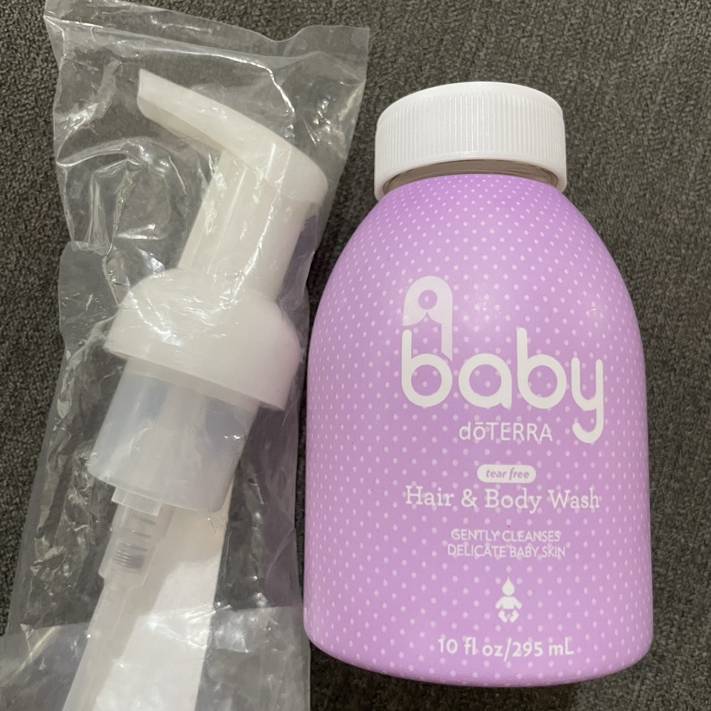BABY DOTERRA Hair & Body Wash 10 oz Discontinued Exp 2021 Soap NEW‎ Gift Shower